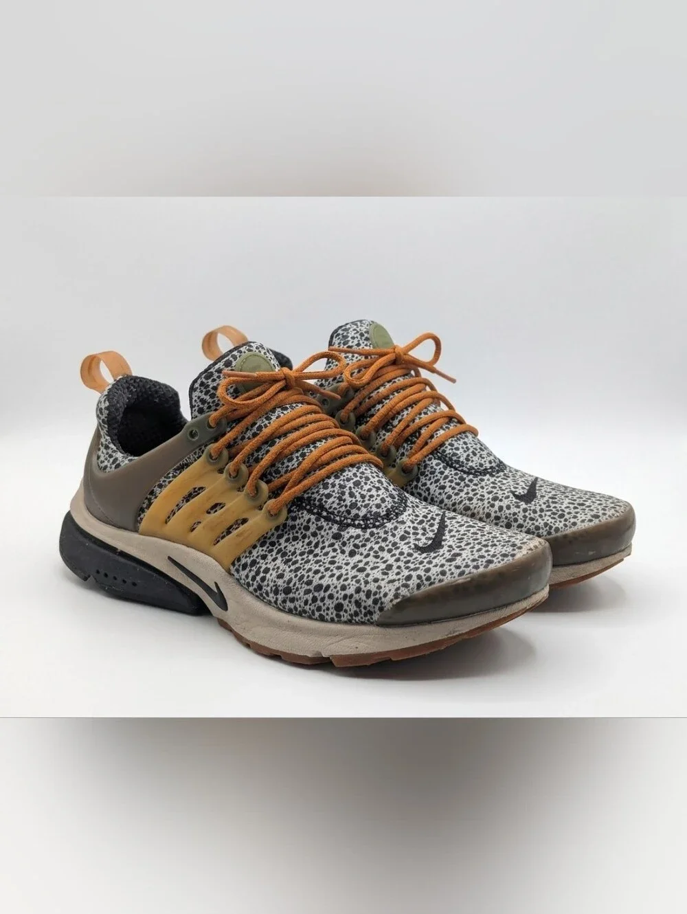 Nike Air Presto Premium Safari Sneakers Women's Size 8.5 Animal Print Running